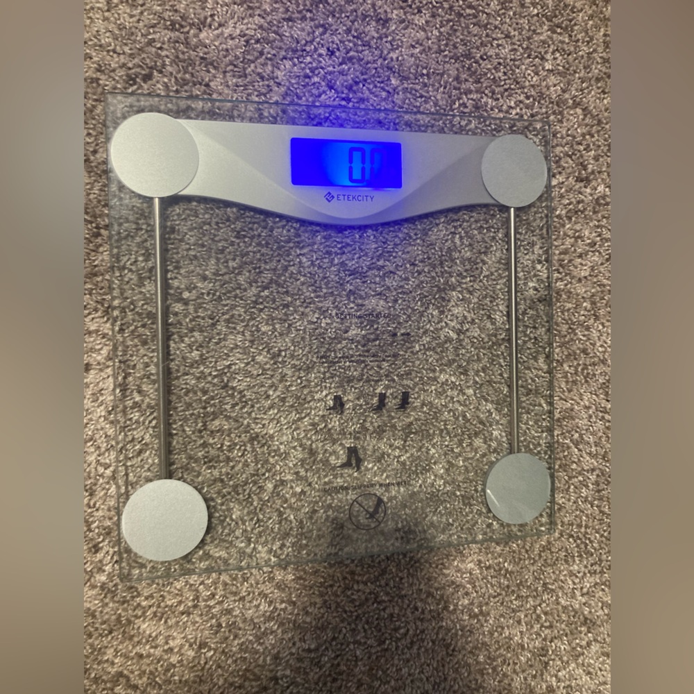 Etekcity Silver Digital Bathroom Scale